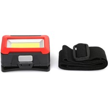 Uravas Store Pilli Kafa Lambası LED Güçlü Aydınlatma Kompakt Taşınabilir Günlük Kullanım WT-071