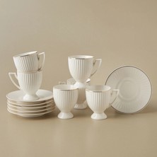 Karaca Elena 6 Kişilik 90 ml Kahve Fincan Takımı