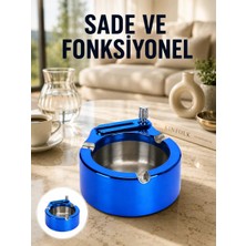 Uravas Store Çakmaklı Küllük Paslanmaz Çelik Şık Masa Aksesuarı Yeni Nesil