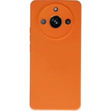 ALK Realme 11 Pro Kılıf Nano Içi Kadife Silikon - Turuncu
