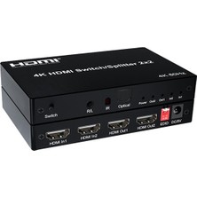 Uravas Store 4K HDMI Switch/splitter 2x2 – Çift Giriş, Çift Çıkışlı HDMI Dağıtıcı