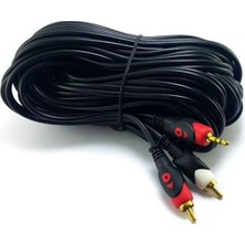 Uravas Store Oem 2rca-3.5mm Stereo Kablo 5metre Gold Jack