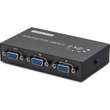 Uravas Store VGA Switch 54 Mhz 2 Giriş 1 Çikiş Butonlu Geçiş 2 Port HDX1280