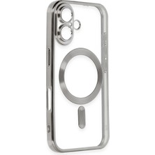 ALK Apple Iphone 16 Kılıf Kross Magneticsafe Kapak - Titan Gri