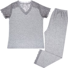 Nap Kadın Kısa Kollu Dantelli Takım S/m - L/xl