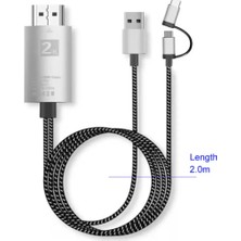 Uravas Store ZR855 P8 2 In 1 Hdtv Kablo