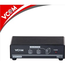 Vcom DD132 1-2 Port 350MHZ Metal VGA Splitter (Kdo)
