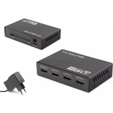Hadron HDX1286 4 Port HDMI Splitter 1.4V 1080P 3D 1-In 4-Out Siyah (Kdo)