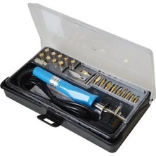 Uravas Store S-Line HZD0972 Pirografi ve Havya Seti 30W 22 Uçlu Ahşap Yakma Dağlama Kalemi