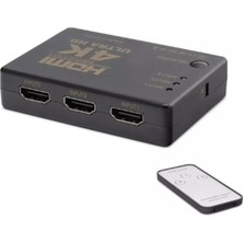 Hadron HDX1308 3 Port HDMI Switch 3giriş 1çıkış 4K Kumandalı (Kdo)
