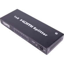 Vcom DD418A 1-8 Port 1.4V 3D Metal HDMI Splitter (Kdo)
