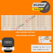 Uravas Store 55" Awox K55WDE-A5117N21, K550WDE1 A5 Tv LED Bar