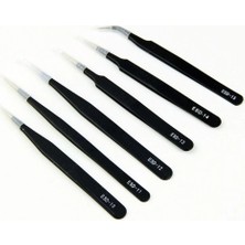 Uravas Store ESD-101112131415 6 Parça Anti Statik Cımbız SET-(5775)