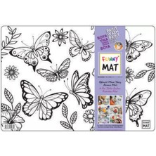 Uravas Store Funny Mat - Kelebekler 33,5X48CM