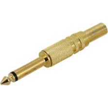 Uravas Store Oem 6,35MM Gitar Jack Mono Gold