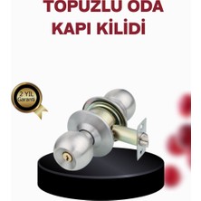 Uravas Store Paslanmaz Çelik Dayanıklı Topuzlu Kapı Kilidi