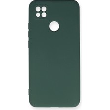 ALK Xiaomi Redmi 9c Kılıf Nano Içi Kadife Silikon - Koyu Yeşil