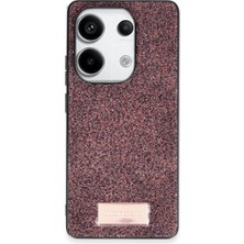 ALK Onegif Xiaomi Redmi Note 13 Pro 4g Bright Simli Kapak - Derin Mor