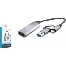 Hadron HDX7856 HDMI Video Capture Type-C + Usb3.0 4K 30Hz Gri (Kdo)