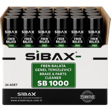 Sibax SB1000 Fren Balata ve Genel Temizleyici Sprey 500 ml × 24 Adet