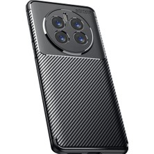 ALK Realme 12 Pro Plus Kılıf Auto Focus Karbon Kapak - Siyah