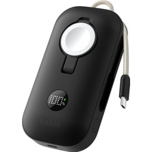 Belkin Boostcharge Pro 10K Mah Power Bank, Apple Watch Şarj Cihazlı, Entegre Örgülü Usb-C Kablo ve D