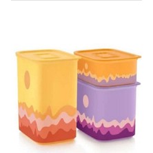 Tupperware Su Serisi Saklama Kabı Set Gündoğumu 3' Lü Set