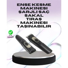 Renas Store Sessiz Motorlu, Kablosuz Kullanımlı Şarjlı Saç ve Sakal Kesme Makinesi – Taraklı Set