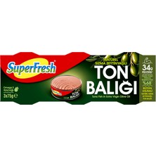 Superfresh Zeytinyağlı Ton Balığı 3X75 G (3'li Paket)