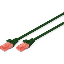 Digitus Patch Kablo, U-Utp, Cat. 6, 10 Metre, Awg 26/7, Cu, Lszh, Yeşil Renk