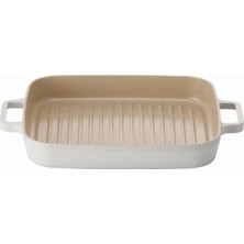 Prima Nova Neoflam Fika Dikdörtgen Alüminyum Grill Tava, 28 cm x 5 cm
