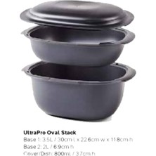 Tupperware Ultra Pro 3.5lt ve 2lt Tek Kapak
