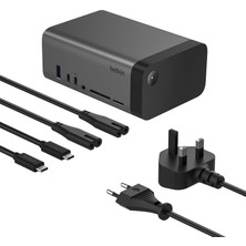 Belkin Usb-C Hub, 11’ı 1 Arada Pro Gan Dock 150 W, Docking Istasyonu | Usb-C, Usb-A, Ethernet, Sd, M