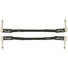 Fender Professional Series Instrument Cable 15 cm - Çift Enstrüman Kablosu