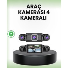 Armüz Gps’li 4 Kameralı Araç Iç Dış Kayıt Sistemi 1080P Wifi Destekli