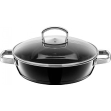 Wmf Fusiontec 05.2046.5291 Tencere, 4,1 L, Yuvarlak, Siyah, Dökme Demir, Çelik, 250 °c, Almanya