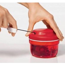 Tupperware 3 Bıçaklı Ipli El Rondosu Ip Çekmeli Soğan Doğrama Doğrayıcı