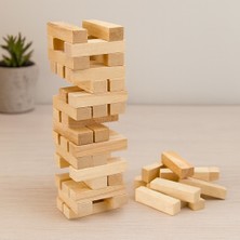 Uravas Store Ahşap Denge Oyunu 54 Parça (Jenga)