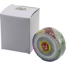 Renas Store Yuvarlak Disk Standlı 1440 Adet Renkli Toplu Başörtü Iğnesi (5528)