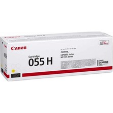 Canon CRG-055H Y Yellow Sarı Yüksek Kapasite Toner MF745 (Kdo)