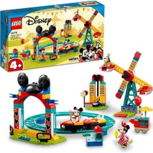 Lego® ǀ Disney Mickey And Friends – Mickey, Minnie ve Goofy’nin Lunapark Eğlencesi 10778-4 Yaş ve Üz