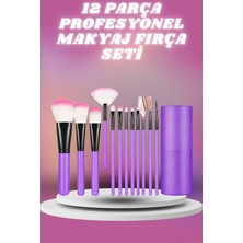 Filizora Digital Market 12 Parça Profesyonel Makyaj Seti Yumuşak Kıllı Yüz ve Göz Makyajına Uygun