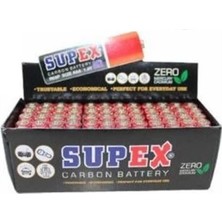Supex R03 Çinko 60LI Ince Kalem Pil (Kdo)