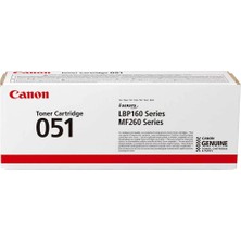 Canon CRG-051 Black Siyah Lazer Toner (Kdo)
