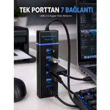 Die Grup USB Hub 7 Port USB 3.0 Çoklayıcı Windows Uyumlu