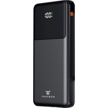 Snapron SNP-3015 Pd 22.5W 10.000MAH Hızlı Şarj LCD Ekran Powerbank (Kdo)