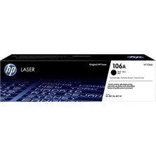 Hp 106A Black Siyah 1.000 Sayfa Toner W1106A (Kdo)