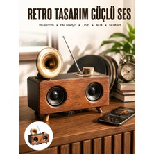 Die Grup Nostaljik Görünümlü Bluetooth Bağlantılı Speaker
