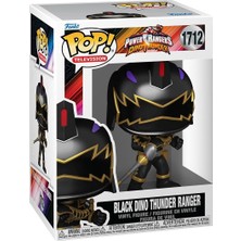 Funko Pop! Tv: Power Rangers Dino Thunder - Black Dino Ranger - Vinil Koleksiyon Figürü - Hediye Fik