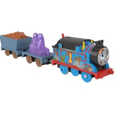 Fisher-Price Fisher Price Thomas ve Arkadaşları Büyük Tekli Tren, Crystal Caves Thomas, Pilli Oyuncak Tren, Çocuk